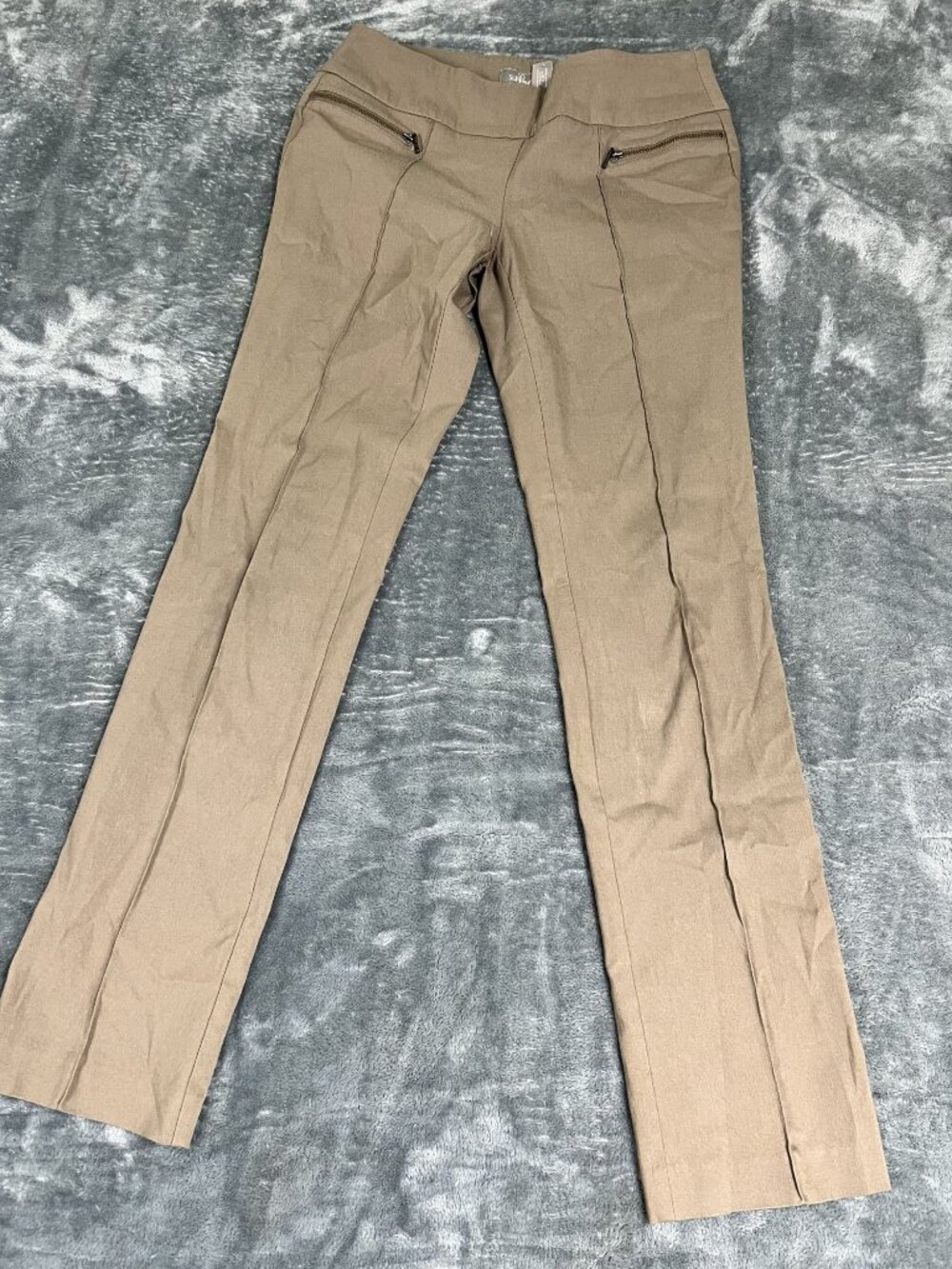 Chicos So Slimming Womens Beige Slim Fit Trousers 00